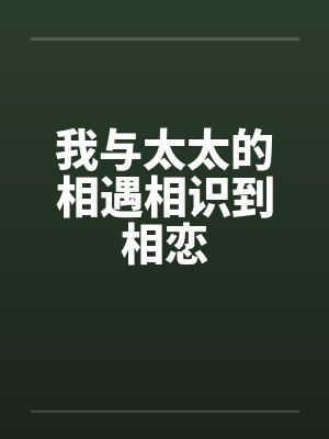我与太太的相遇相识到相恋by佚名笔趣阁无弹窗封面