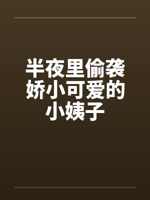 半夜里偷袭娇小可爱的小姨子封面