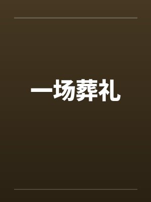 一场葬礼在线全文免费阅读封面