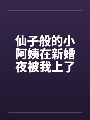 仙子般的小阿姨在新婚夜被我上了笔趣阁无弹窗封面